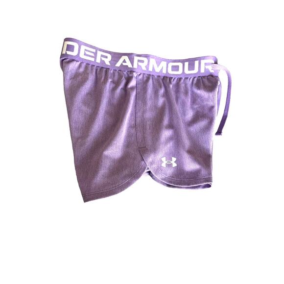 Girls Shorts Play Up Solid by Under Armour Girls Shorts ‎ YM    NWT - Picture 1 of 4